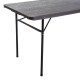 Portable folding table for camping or buffet type m.