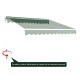 Aluminum folding manual awning with crank for.