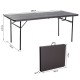 Portable folding table for camping or buffet type m.