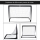 Juego de 2 Porterías de Fútbol Mini Pop Up Plegable...