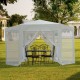 Carpa Gazebo tipo Cenador Hexagonal con Mosquitera ...