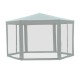 Carpa gazebo type hexagonal diner with mosquito net ...