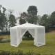 Carpa gazebo type hexagonal diner with mosquito net ...