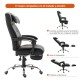 Office chair and reclining ergonomic desk.