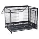 Cage en métal pour animaux de type grand chien avec ...