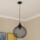 Lampe de suspension de plafond intérieur ronde et elegan.