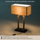 Lampe de table originale style vintage de chaîne et.