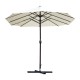 Parasol double parasol pour jardin terrasse plage p.