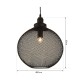 Round interior ceiling pendant lamp and elegan.