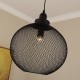 Round interior ceiling pendant lamp and elegan.