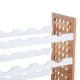 Bamboo bottle wine shelf for 25 bottles 5 ...