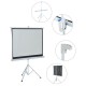 Display for motorized projection foldable 84" fo.