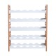 Bamboo bottle wine shelf for 25 bottles 5 ...