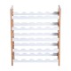 Bamboo bottle wine shelf for 25 bottles 5 ...