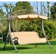 3-seater swing with roof for terrace.