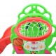 Slide de urso com cesta de basquete para crianças com.