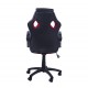 Chair for office black red pv + pvc ø71 x 61cm...