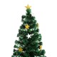 Árbol de Navidad Verde Φ80x180cm Árbol de Fibra Ópt...
