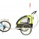 Bicycle trailer for children with 2 beds - cabbage.