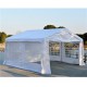 Tent garden pavilion for camping party or wedding.