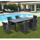 Conjunto muebles jardin de Ratan 1 mesa de comedor 6...