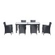 Furniture garden ratan 1 dining table 6...