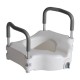 Raised toilet seat with armrests - color b.