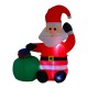 Inflatable noel 70x45x120cm led lights + reg bag.