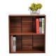 Furniture file shelf wood brown 60x24x63cm...