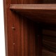 Furniture file shelf wood brown 60x24x63cm...