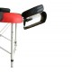 Folding aluminum massage table 185 x 60cm tattoo.