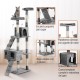 Tree scraper cats grey felpa wood 50x50x170cm...