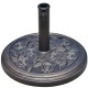 Bronze resin umbrella base Ω 45.5 x 34 cm.