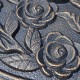 Bronze resin umbrella base Ω 45.5 x 34 cm.