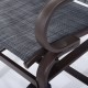 Chair for exterior - brown - steel ...