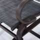 Stuhl für Außen - braun - Stahl ...
