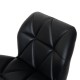 Bar sedia pu + ferro nero 49,5x55x90-111cm...