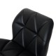 Silla de Bar PU + Hierro Negro 49,5x55x90-111cm...