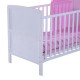 Lettino per bambini in legno rosa 140x70x147cm...