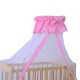 Baby cot pink wood 90x54x140cm...