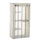 Armario Plegable Tela Crema 88,3x46x169cm...