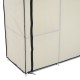 Armario Plegable Tela Crema 88,3x46x169cm...