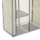 Folding wardrobe cream fabric 88,3x46x169cm...