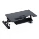 Table portable pour ordinateur – couleur noire.