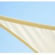 Candle awning 4x4x4m triangulo color umbrella cream pa.