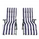 Pack de 2 Tumbonas Acolchadas Plegables y Reclinable...