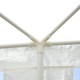 Gazebo de tente amovible - couleur blanche - ...