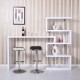 Bookcase + bar bar e prateleiras lib.