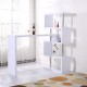 Bookcase + bar bar e prateleiras lib.