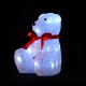 Décoration de Noël ours illuminé led effet sca.